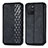 Funda de Cuero Cartera con Soporte Carcasa S01D para Samsung Galaxy M80S Negro