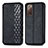 Funda de Cuero Cartera con Soporte Carcasa S01D para Samsung Galaxy S20 FE 5G Negro