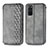 Funda de Cuero Cartera con Soporte Carcasa S01D para Samsung Galaxy S20 Plus Gris