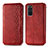 Funda de Cuero Cartera con Soporte Carcasa S01D para Samsung Galaxy S20 Plus Rojo