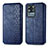Funda de Cuero Cartera con Soporte Carcasa S01D para Samsung Galaxy S20 Ultra 5G Azul