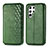 Funda de Cuero Cartera con Soporte Carcasa S01D para Samsung Galaxy S24 Ultra 5G Verde