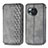 Funda de Cuero Cartera con Soporte Carcasa S01D para Sharp Aquos R8s Gris