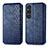 Funda de Cuero Cartera con Soporte Carcasa S01D para Sony Xperia 1 V Azul