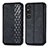 Funda de Cuero Cartera con Soporte Carcasa S01D para Sony Xperia 1 V Negro