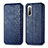 Funda de Cuero Cartera con Soporte Carcasa S01D para Sony Xperia 10 II Azul