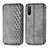 Funda de Cuero Cartera con Soporte Carcasa S01D para Sony Xperia 10 III Lite Gris