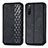 Funda de Cuero Cartera con Soporte Carcasa S01D para Sony Xperia 10 III Lite Negro