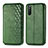 Funda de Cuero Cartera con Soporte Carcasa S01D para Sony Xperia 10 III SOG04 Verde