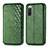 Funda de Cuero Cartera con Soporte Carcasa S01D para Sony Xperia 10 IV SO-52C Verde