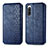 Funda de Cuero Cartera con Soporte Carcasa S01D para Sony Xperia 10 IV SOG07 Azul