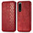 Funda de Cuero Cartera con Soporte Carcasa S01D para Sony Xperia 5 III Rojo