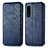 Funda de Cuero Cartera con Soporte Carcasa S01D para Sony Xperia 5 III SO-53B Azul