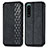 Funda de Cuero Cartera con Soporte Carcasa S01D para Sony Xperia 5 III SO-53B Negro