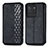 Funda de Cuero Cartera con Soporte Carcasa S01D para Vivo iQOO Neo6 5G Negro