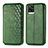 Funda de Cuero Cartera con Soporte Carcasa S01D para Vivo V20 (2021) Verde