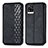 Funda de Cuero Cartera con Soporte Carcasa S01D para Vivo V20 Negro