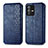 Funda de Cuero Cartera con Soporte Carcasa S01D para Vivo V23 5G Azul