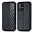 Funda de Cuero Cartera con Soporte Carcasa S01D para Vivo V23 5G Negro