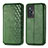 Funda de Cuero Cartera con Soporte Carcasa S01D para Vivo X70t Verde