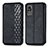 Funda de Cuero Cartera con Soporte Carcasa S01D para Xiaomi Civi 1S 5G Negro