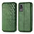 Funda de Cuero Cartera con Soporte Carcasa S01D para Xiaomi Civi 1S 5G Verde