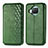 Funda de Cuero Cartera con Soporte Carcasa S01D para Xiaomi Mi 10i 5G Verde