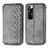 Funda de Cuero Cartera con Soporte Carcasa S01D para Xiaomi Mi 10S 5G Gris