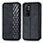 Funda de Cuero Cartera con Soporte Carcasa S01D para Xiaomi Mi Note 10 Lite Negro