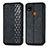 Funda de Cuero Cartera con Soporte Carcasa S01D para Xiaomi POCO C3 Negro