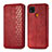 Funda de Cuero Cartera con Soporte Carcasa S01D para Xiaomi POCO C3 Rojo