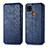 Funda de Cuero Cartera con Soporte Carcasa S01D para Xiaomi POCO C31 Azul