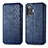 Funda de Cuero Cartera con Soporte Carcasa S01D para Xiaomi Poco F3 GT 5G Azul