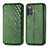 Funda de Cuero Cartera con Soporte Carcasa S01D para Xiaomi Poco F3 GT 5G Verde