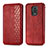 Funda de Cuero Cartera con Soporte Carcasa S01D para Xiaomi Poco M2 Pro Rojo