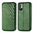 Funda de Cuero Cartera con Soporte Carcasa S01D para Xiaomi POCO M3 Pro 5G Verde