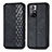 Funda de Cuero Cartera con Soporte Carcasa S01D para Xiaomi Poco M4 Pro 5G Negro