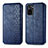 Funda de Cuero Cartera con Soporte Carcasa S01D para Xiaomi Poco M5S Azul