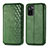 Funda de Cuero Cartera con Soporte Carcasa S01D para Xiaomi Poco M5S Verde