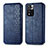 Funda de Cuero Cartera con Soporte Carcasa S01D para Xiaomi Poco X4 NFC Azul