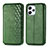 Funda de Cuero Cartera con Soporte Carcasa S01D para Xiaomi Redmi 12 4G Verde