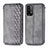 Funda de Cuero Cartera con Soporte Carcasa S01D para Xiaomi Redmi 9T 4G Gris