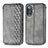 Funda de Cuero Cartera con Soporte Carcasa S01D para Xiaomi Redmi K40 Gaming 5G Gris