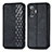 Funda de Cuero Cartera con Soporte Carcasa S01D para Xiaomi Redmi K40 Gaming 5G Negro