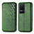 Funda de Cuero Cartera con Soporte Carcasa S01D para Xiaomi Redmi K40S 5G Verde