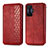 Funda de Cuero Cartera con Soporte Carcasa S01D para Xiaomi Redmi K50 Gaming 5G Rojo