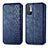 Funda de Cuero Cartera con Soporte Carcasa S01D para Xiaomi Redmi Note 10 JE 5G Azul