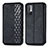 Funda de Cuero Cartera con Soporte Carcasa S01D para Xiaomi Redmi Note 11 SE 5G Negro