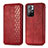 Funda de Cuero Cartera con Soporte Carcasa S01D para Xiaomi Redmi Note 11T 5G Rojo