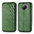 Funda de Cuero Cartera con Soporte Carcasa S01D para Xiaomi Redmi Note 9 5G Verde